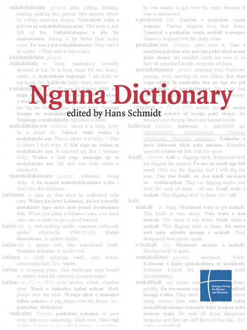 Nguna Dictionary Hans Schmidt